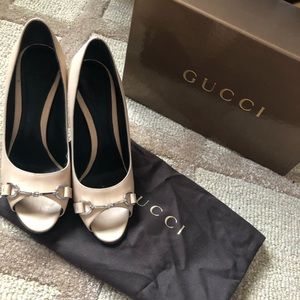 Gucci Open Toe Heels